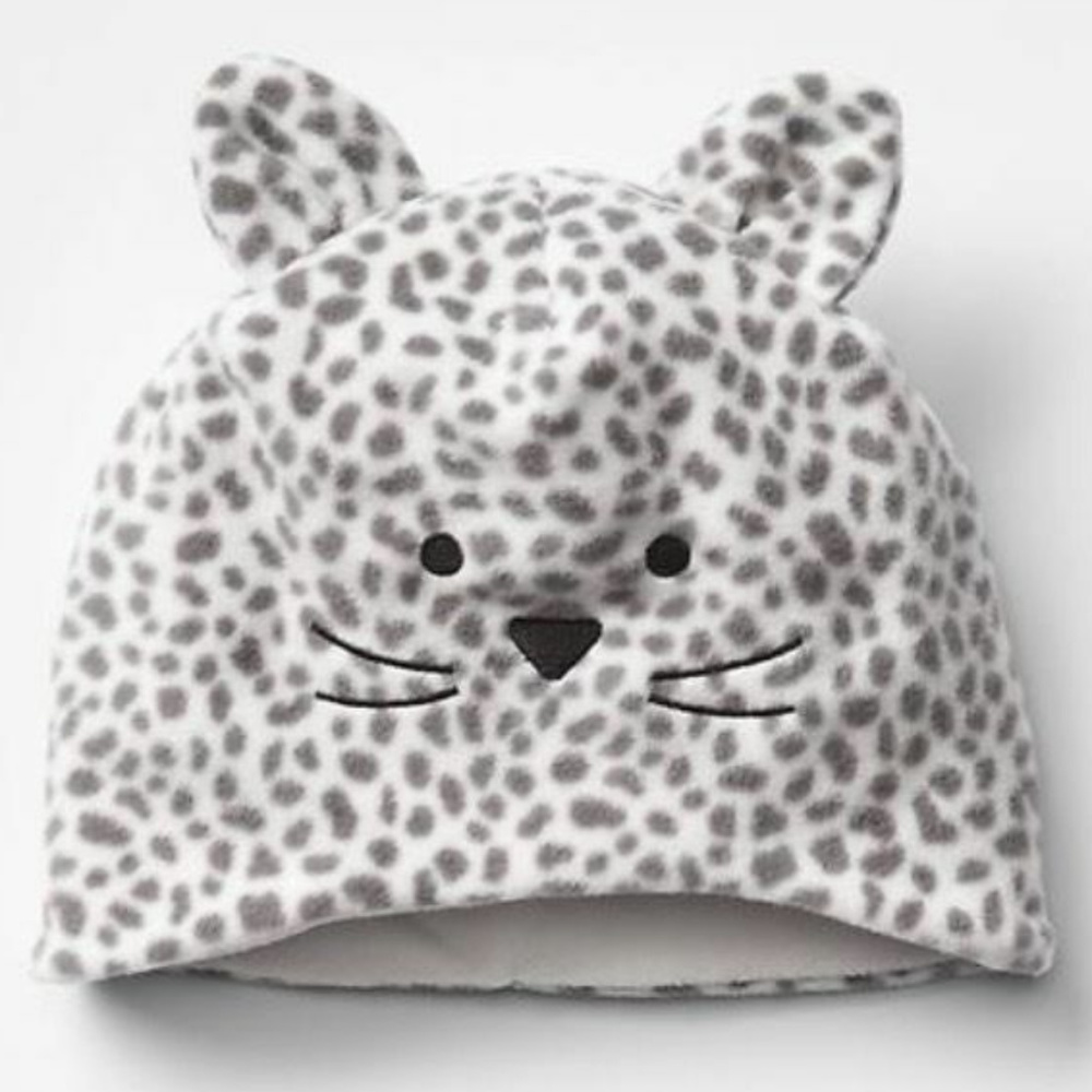 Gap Kids NWT Kitty Cat Fleece Hat S/M 6-8 Years